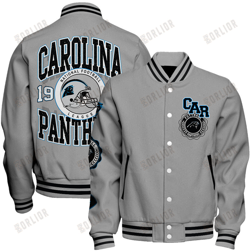 Carolina Panthers  2024 -25 Feel The Power Unisex Varsity Jacket