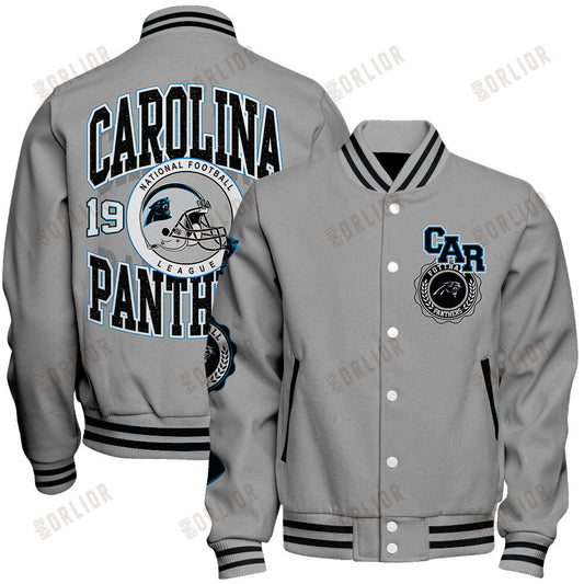 Carolina Panthers  2024 -25 Feel The Power Unisex Varsity Jacket