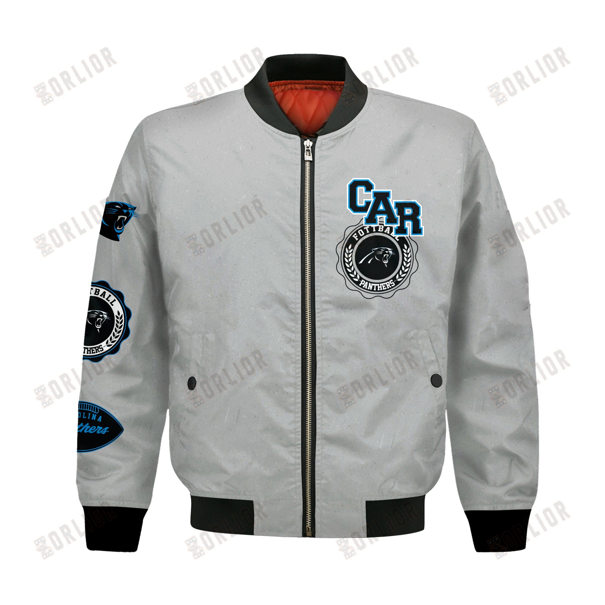 Carolina Panthers NFL 2024 -25 Feel The Power Bomber Jacket