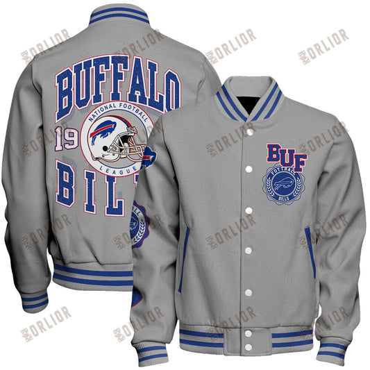 Buffalo Bills  2024 -25 Feel The Power Unisex Varsity Jacket