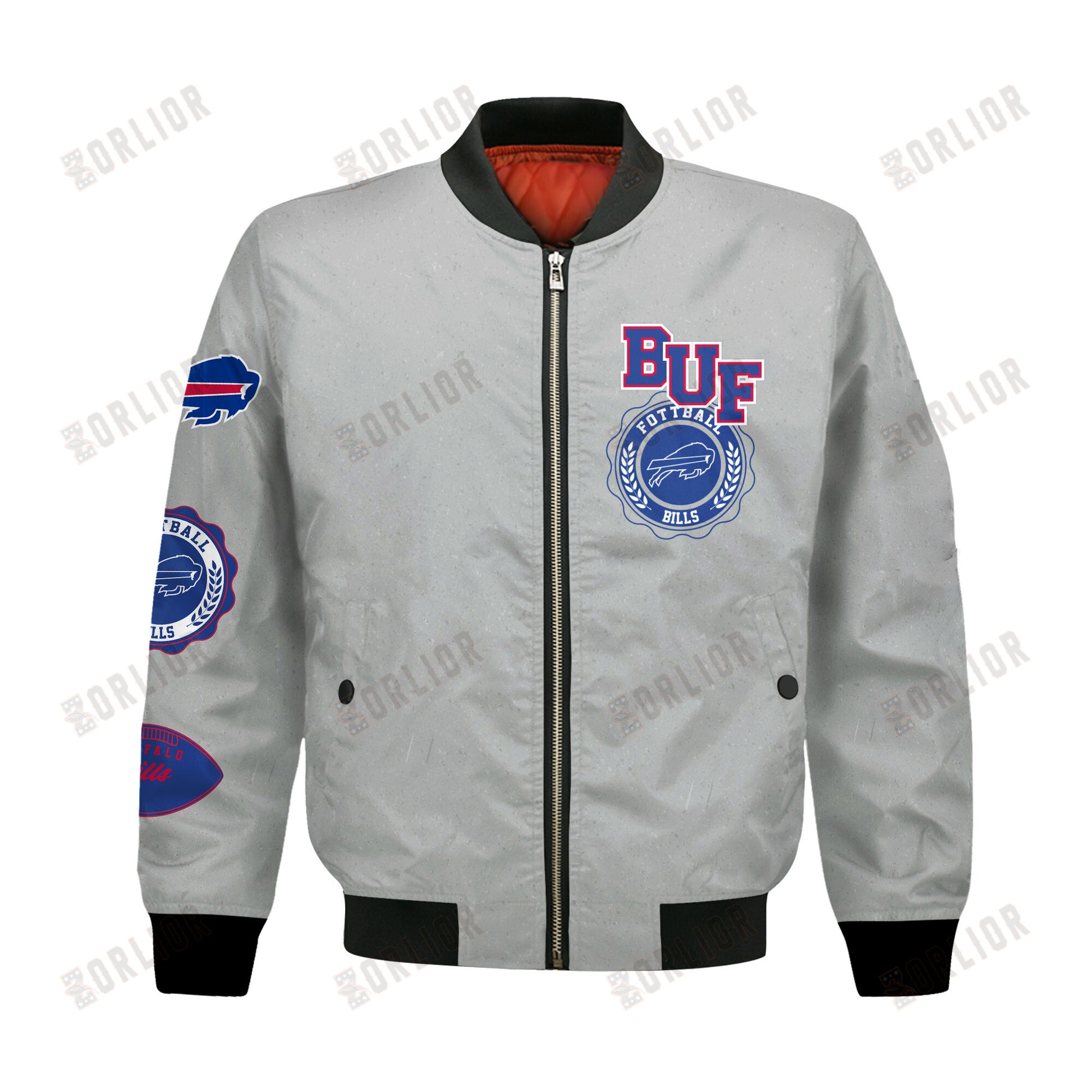 Buffalo Bills NFL 2024 -25 Feel The Power Bomber Jacket
