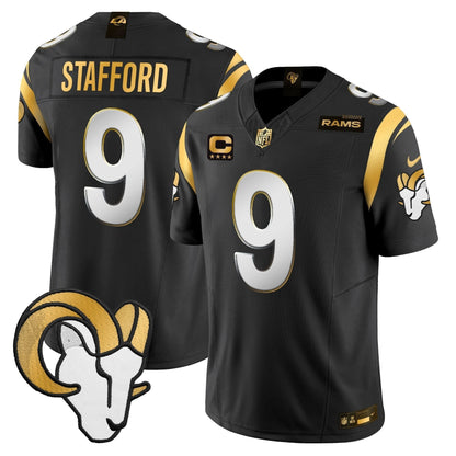 Los Angeles Rams 2024 Gold Vapor Limited Jersey - All Stitched
