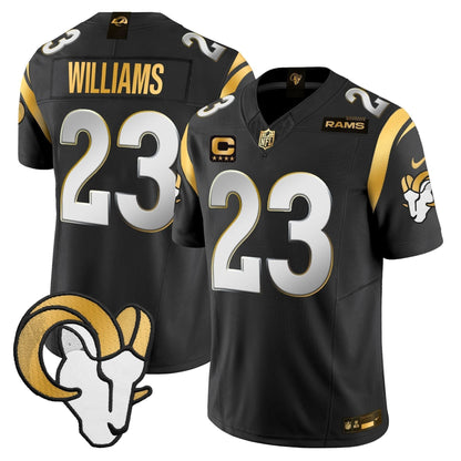 Los Angeles Rams 2024 Gold Vapor Limited Jersey - All Stitched