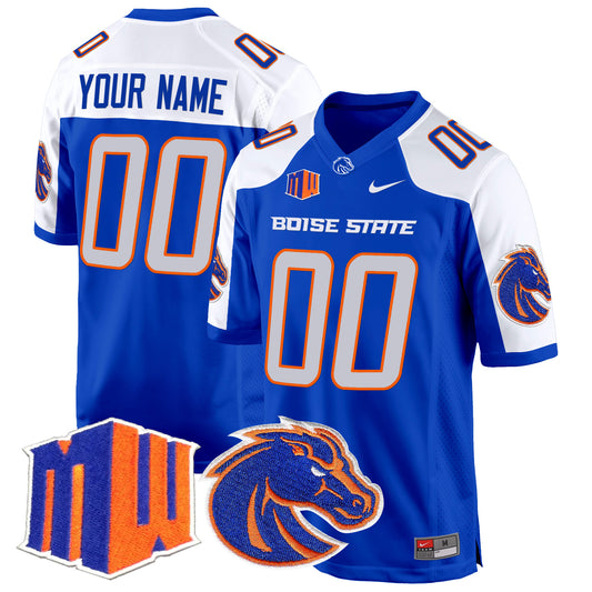 Boise State Broncos 2024 Game Custom Jersey - All Stitched