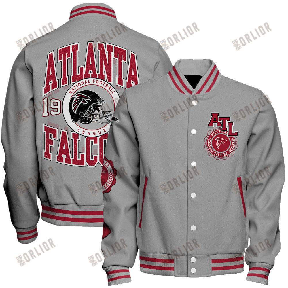 Atlanta Falcons  2024 -25 Feel The Power Unisex Varsity Jacket