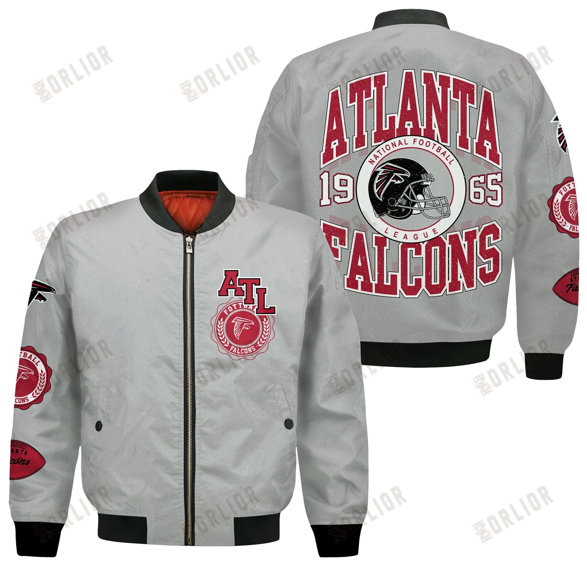Atlanta Falcons NFL 2024 -25 Feel The Power Bomber Jacket