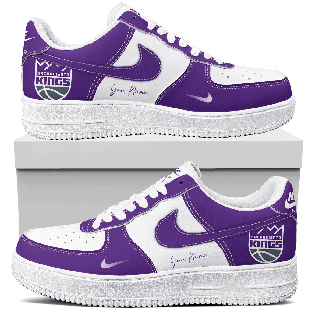 Sacramento Kings Premium AF1 Shoes Personalized