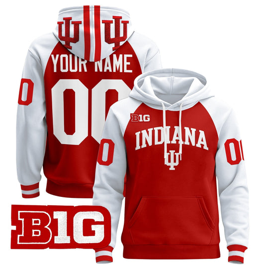 Indiana Hoosiers 2024 Custom Pullover Hoodie V2