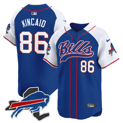 Buffalo Bills 2024 New York Patch Vapor Baseball Jersey - All Stitched