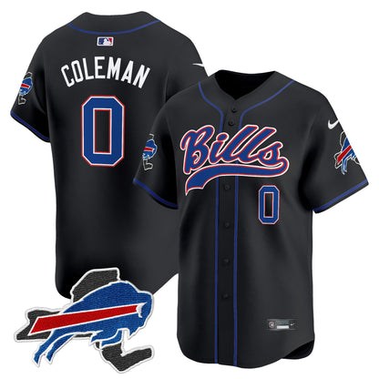 Buffalo Bills 2024 New York Patch Vapor Baseball Jersey - All Stitched