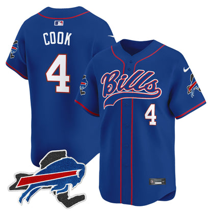 Buffalo Bills 2024 New York Patch Vapor Baseball Jersey - All Stitched