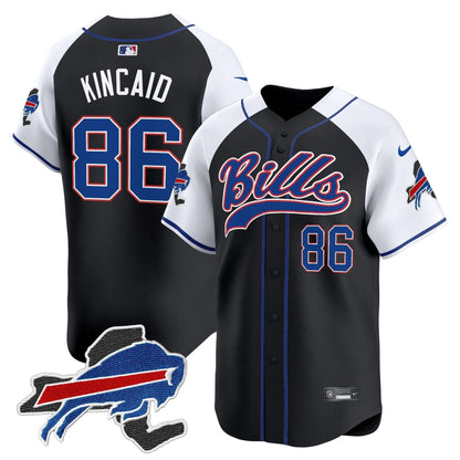 Buffalo Bills 2024 New York Patch Vapor Baseball Jersey - All Stitched