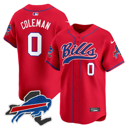 Buffalo Bills 2024 New York Patch Vapor Baseball Jersey - All Stitched