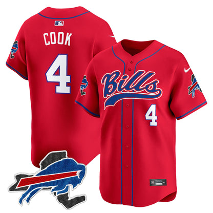 Buffalo Bills 2024 New York Patch Vapor Baseball Jersey - All Stitched