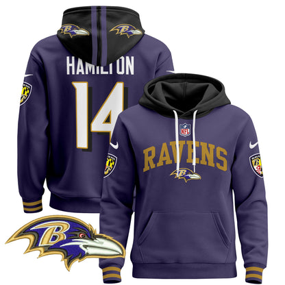 Baltimore Ravens 2024 Pullover Hoodie V2