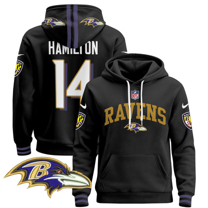 Baltimore Ravens 2024 Pullover Hoodie V2