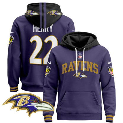 Baltimore Ravens 2024 Pullover Hoodie V2