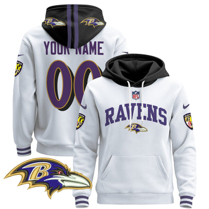 Baltimore Ravens 2024 Custom Pullover Hoodie V2