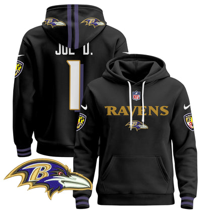 Baltimore Ravens 2024 Pullover Hoodie V3