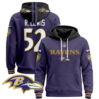 Baltimore Ravens 2024 Pullover Hoodie V3