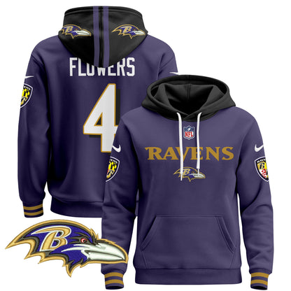 Baltimore Ravens 2024 Pullover Hoodie V3