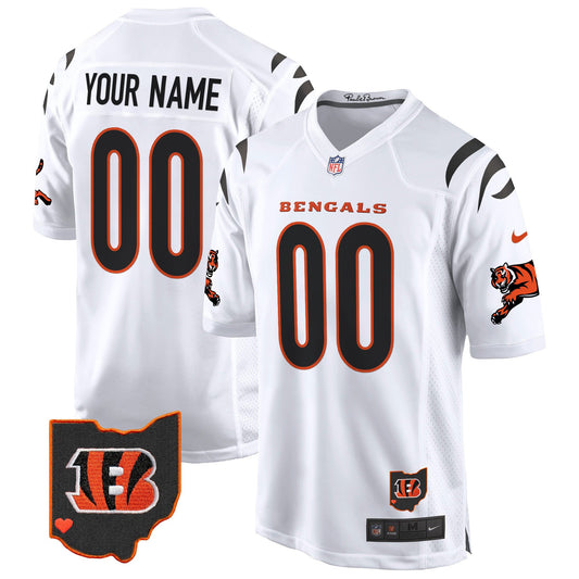 Cincinnati Bengals 2024 Game Custom Jersey - All Stitched