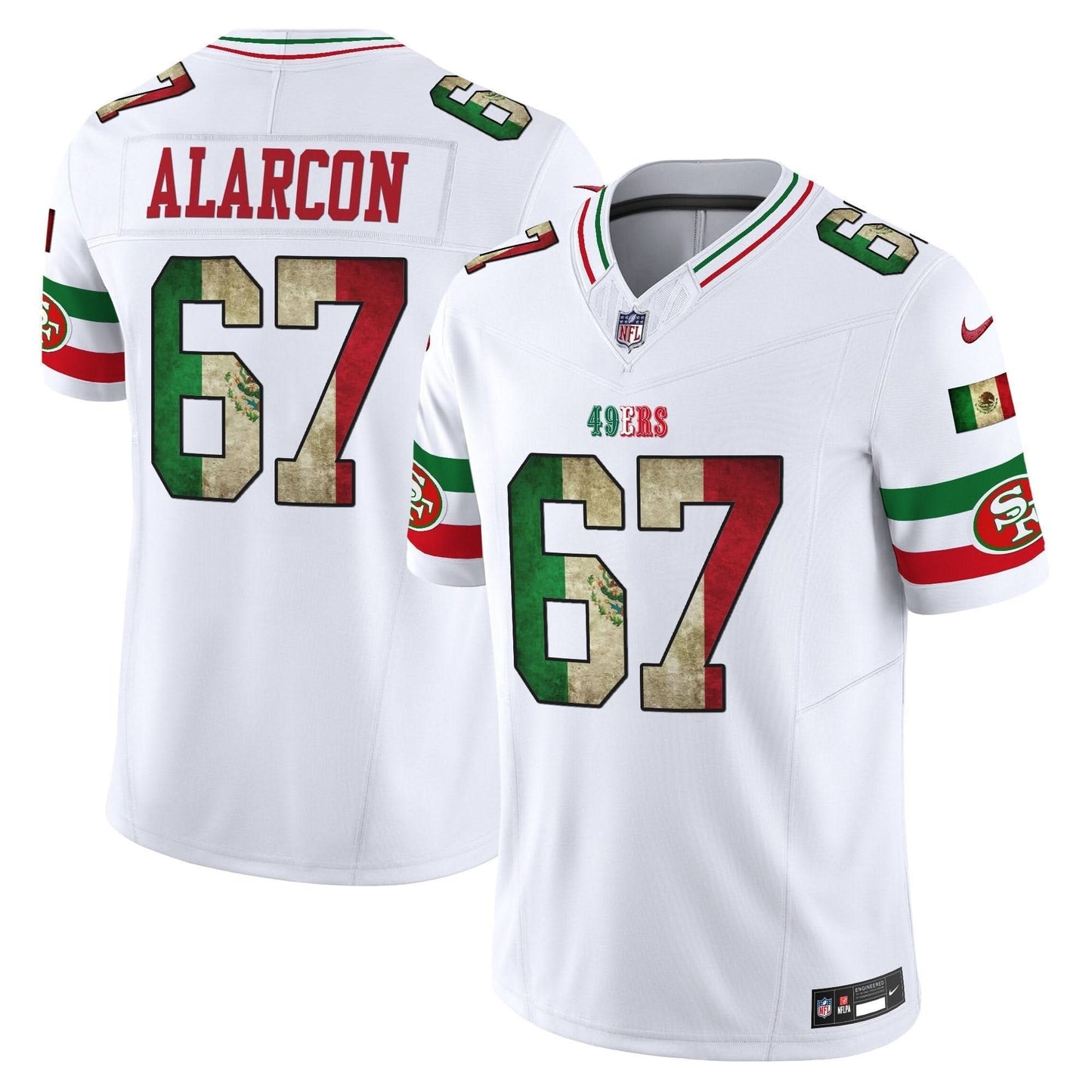 49ers Mexico Vapor Limited Jersey V4 - All Stitched