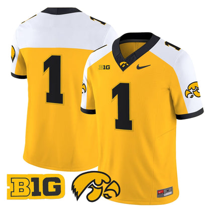Men's Iowa Hawkeyes 2025 Vapor Limited Jersey - All Stitched