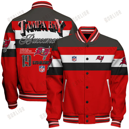 Tampa Bay Buccaneers Football Team 2024 -25 Fire Burning Opponents Unisex Varsity Jacket
