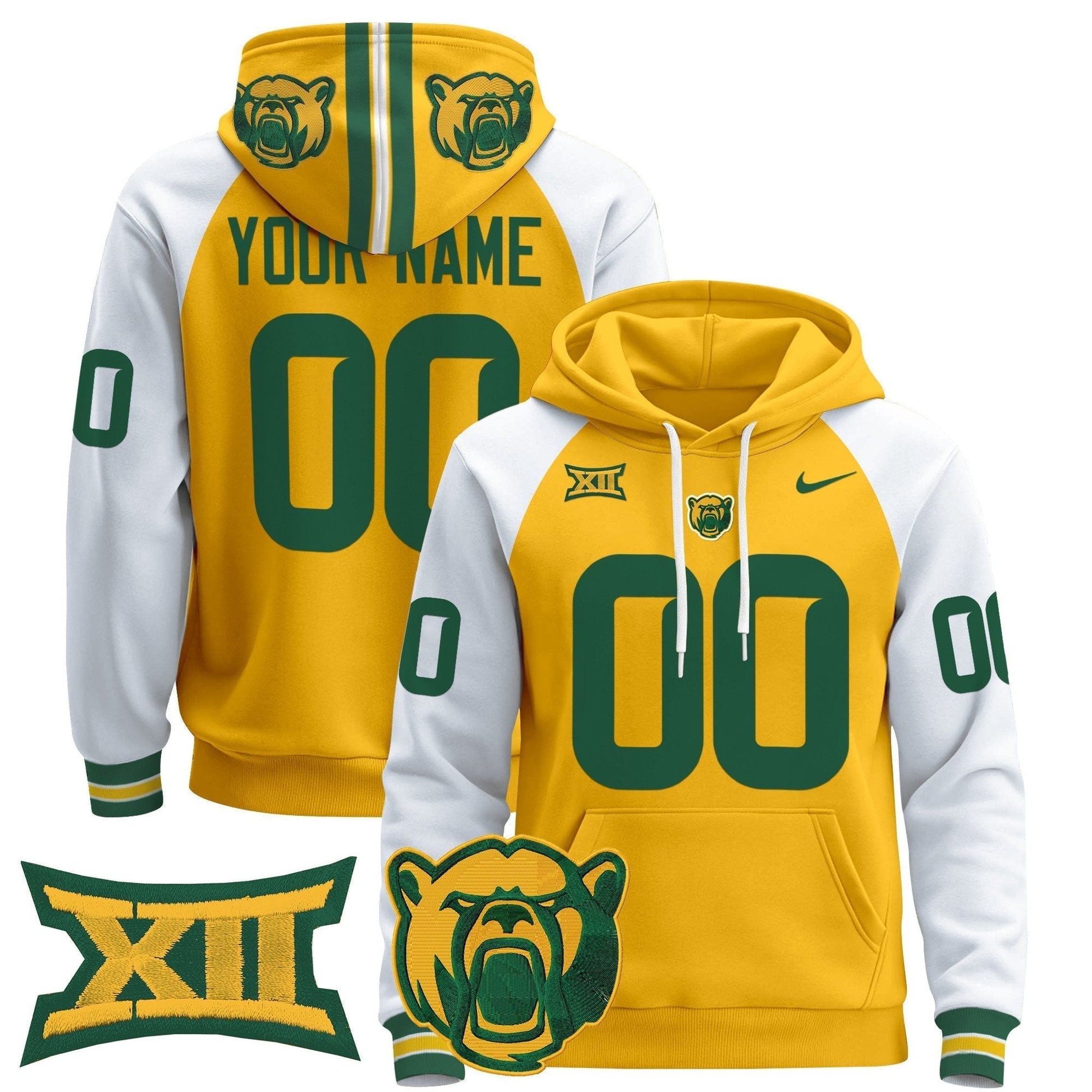 Baylor Bears 2024 Custom Pullover Hoodie