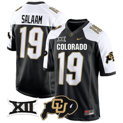 Colorado Buffaloes Big 12 XII Patch Game Jersey V2 - All Stitched