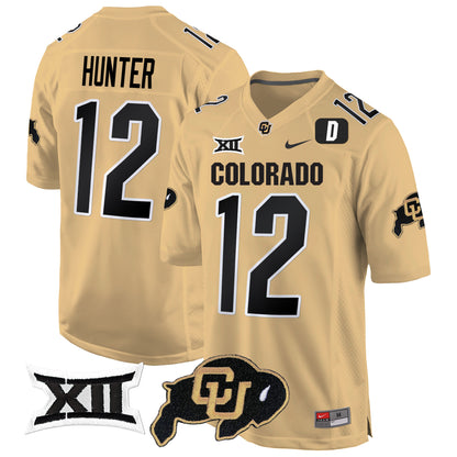 Colorado Buffaloes Big 12 XII Patch Game Jersey V2 - All Stitched