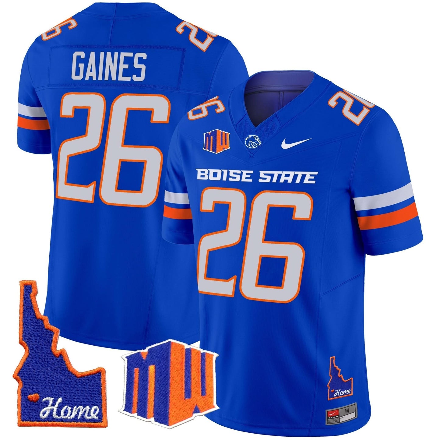 Boise State Broncos 2024 Home Patch Vapor Limited Jersey - All Stitched