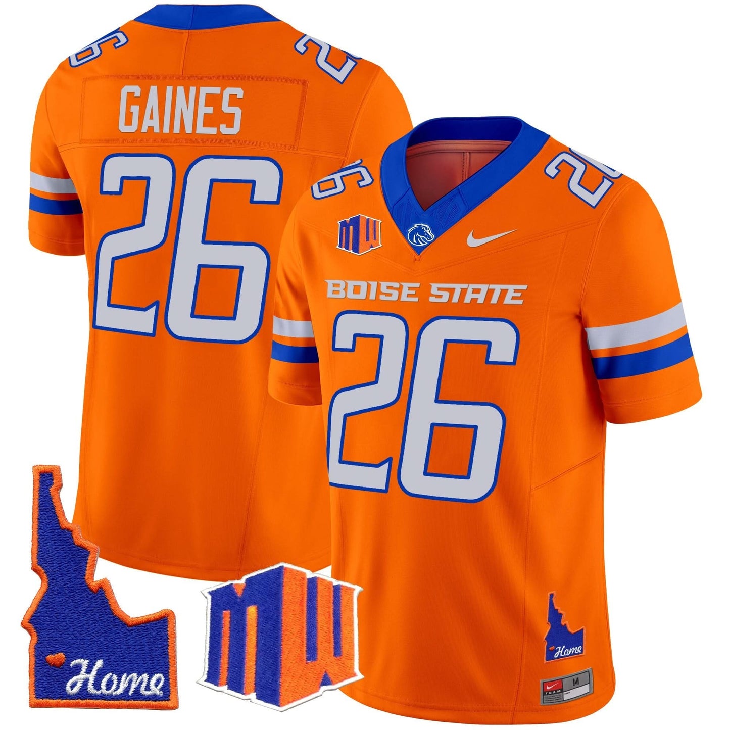 Boise State Broncos 2024 Home Patch Vapor Limited Jersey - All Stitched