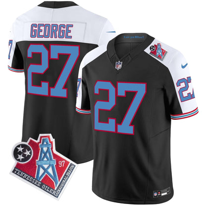 Men's Titans 1997 Throwback Vapor Limited Jersey - All Stitched