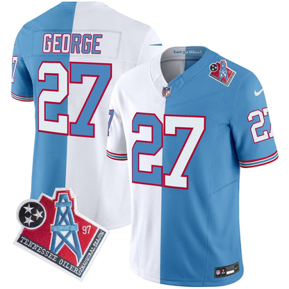 Men's Titans 1997 Throwback Vapor Limited Jersey - All Stitched