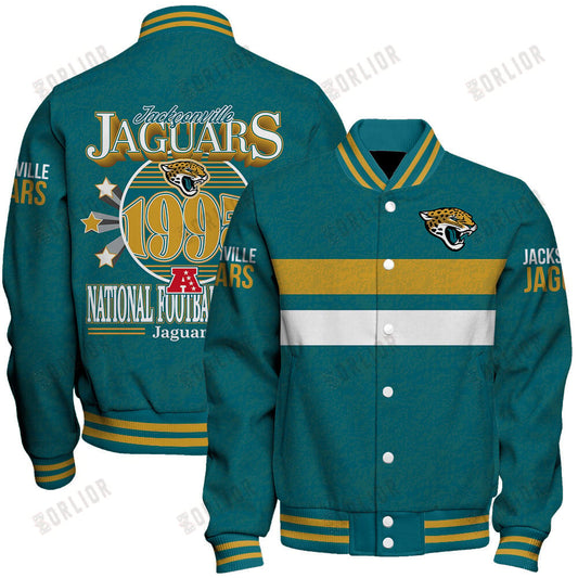 Jacksonville Jaguars Football Team 2024 -25 Super Durable Unisex Varsity Jacket