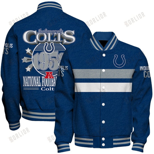 Indianapolis Colts Football Team 2024 -25 Super Durable Unisex Varsity Jacket