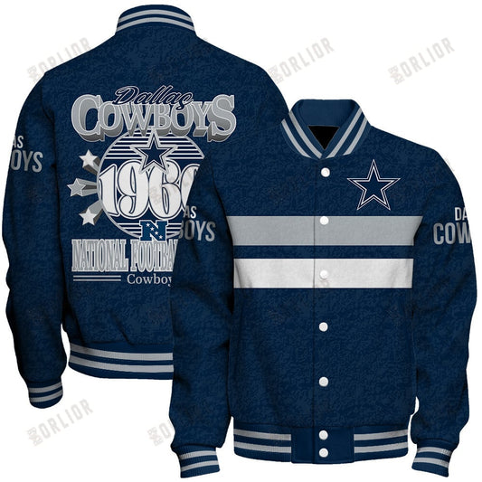 Dallas Cowboys Football Team 2024 -25 Super Durable Unisex Varsity Jacket
