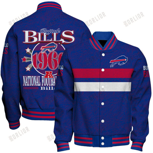 Buffalo Bills Football Team 2024 -25 Super Durable Unisex Varsity Jacket