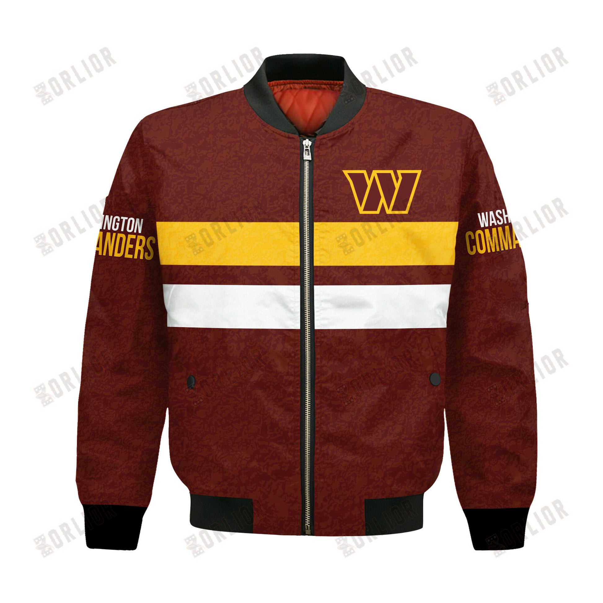 Washington Commanders Football Team 2024 -25 Super Durable Bomber Jacket