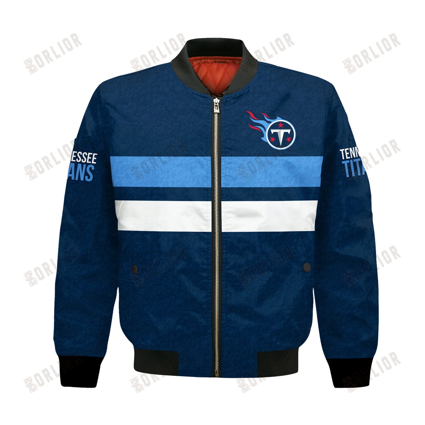 Tennessee Titans Football Team 2024 -25 Super Durable Bomber Jacket