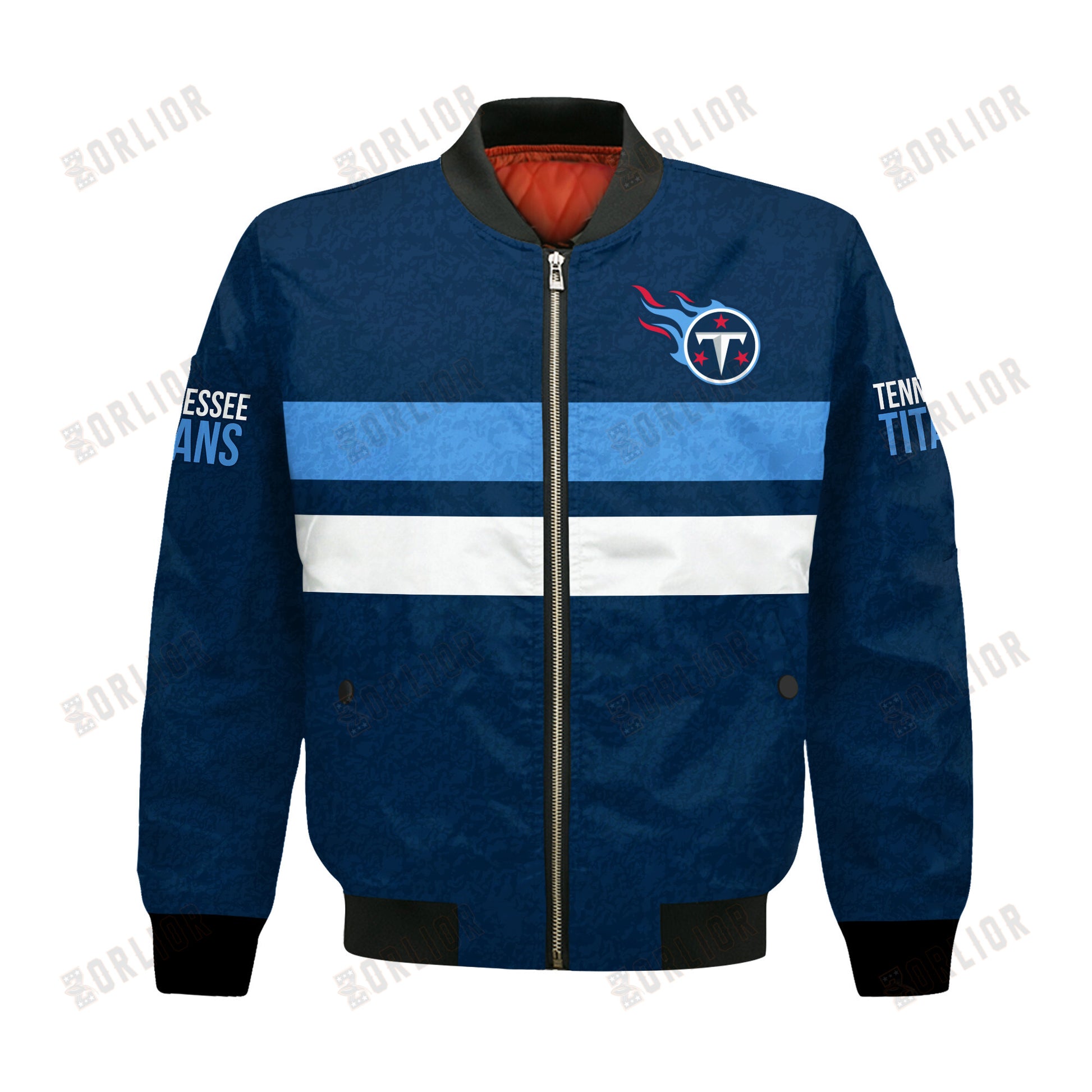 Tennessee Titans Football Team 2024 -25 Super Durable Bomber Jacket