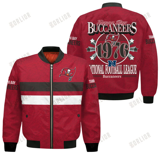 Tampa Bay Buccaneers Football Team 2024 -25 Super Durable Bomber Jacket