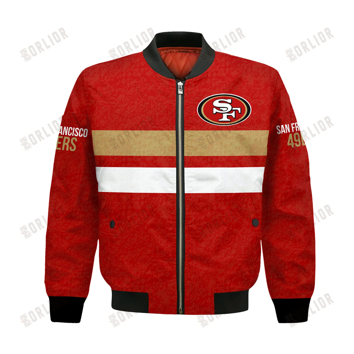 San Francisco 49ers Football Team 2024 -25 Super Durable Bomber Jacket