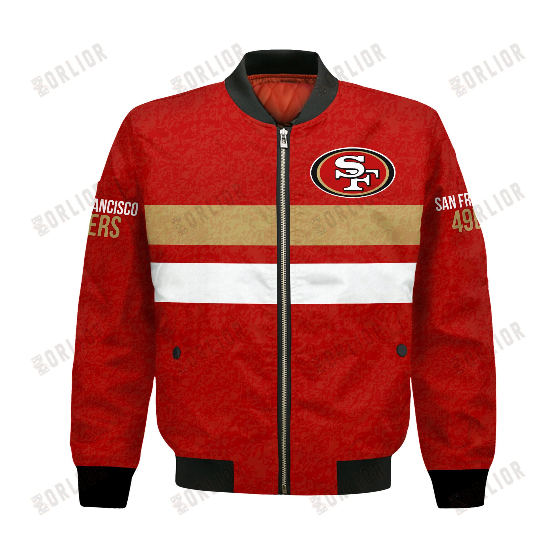 San Francisco 49ers Football Team 2024 -25 Super Durable Bomber Jacket