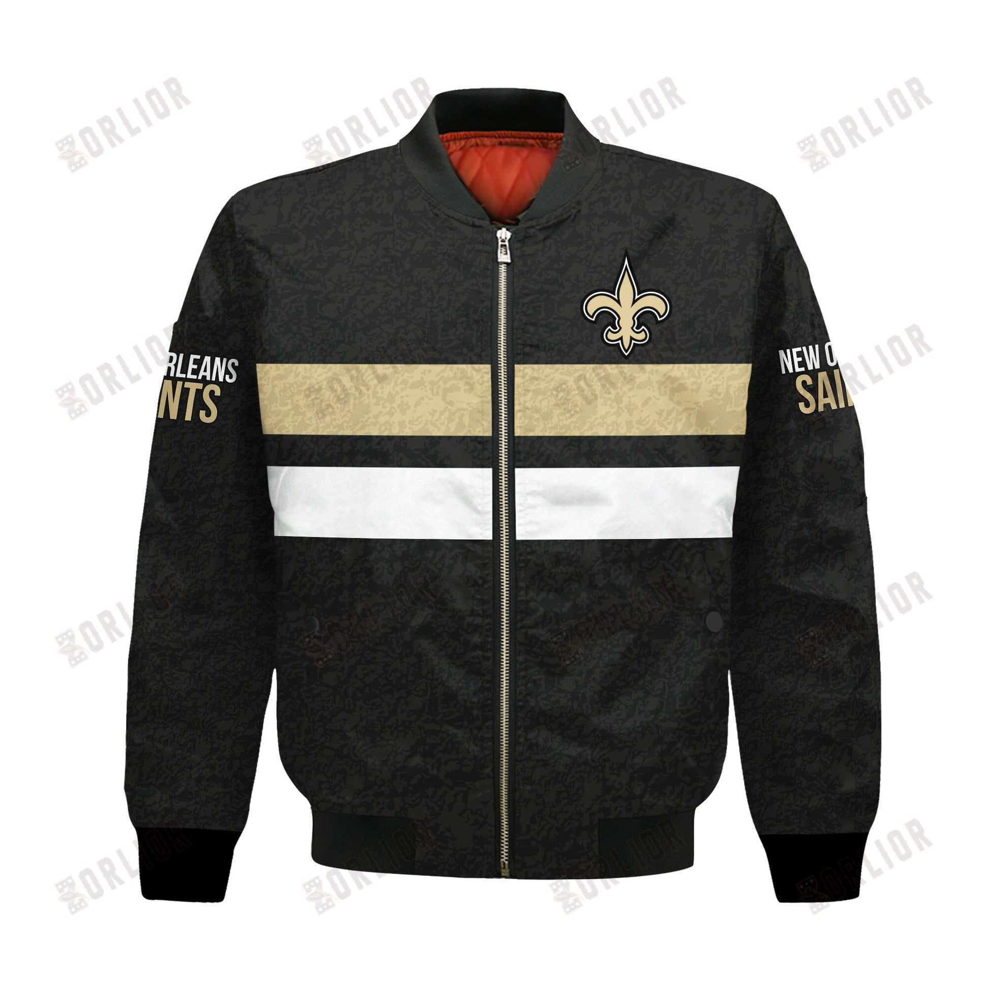 New Orleans Saints Football Team 2024 -25 Super Durable Bomber Jacket