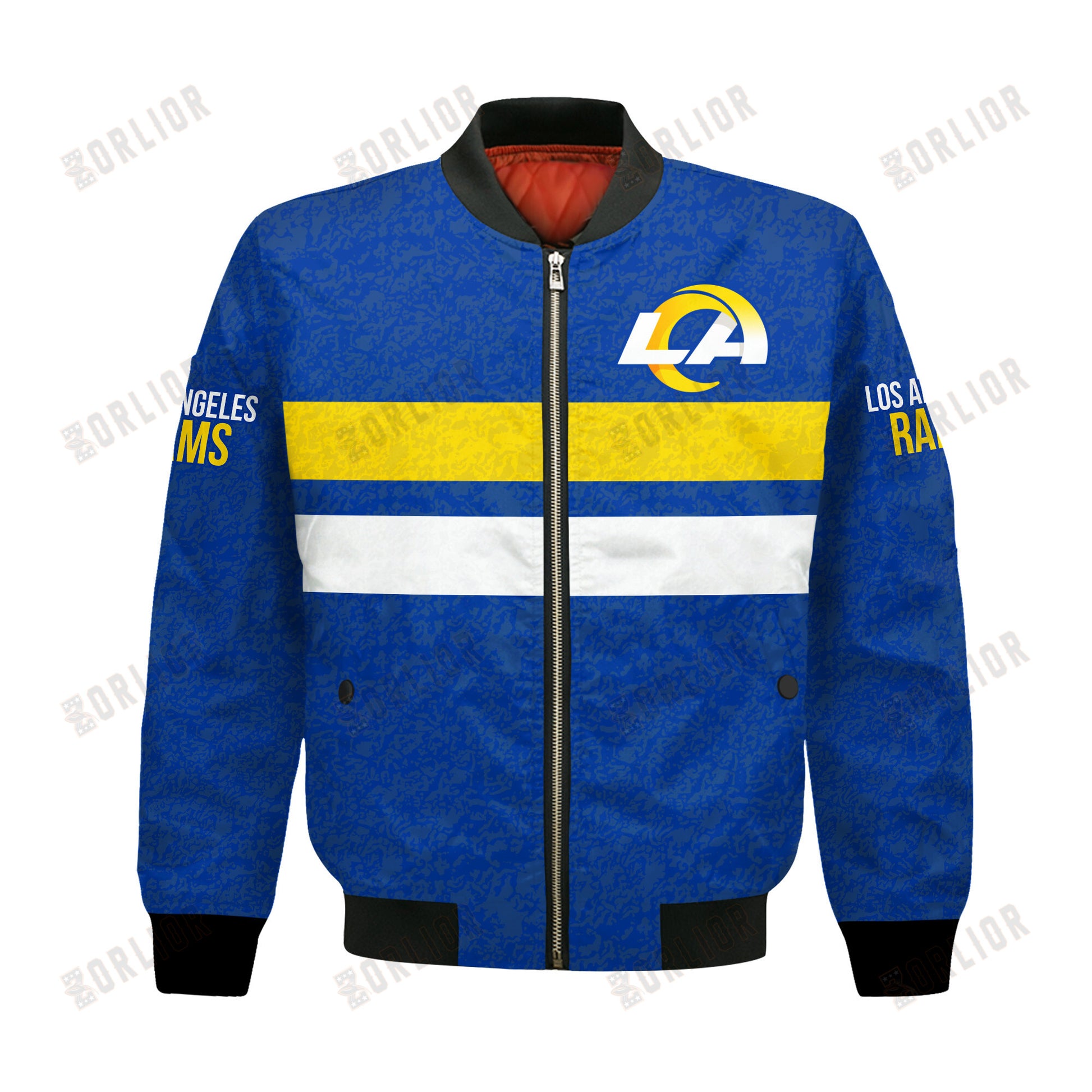 Los Angeles Rams Football Team 2024 -25 Super Durable Bomber Jacket