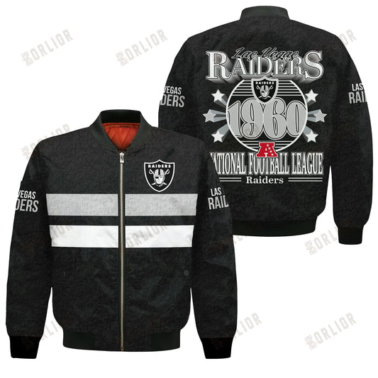 Las Vegas Raiders Football Team 2024 -25 Super Durable Bomber Jacket
