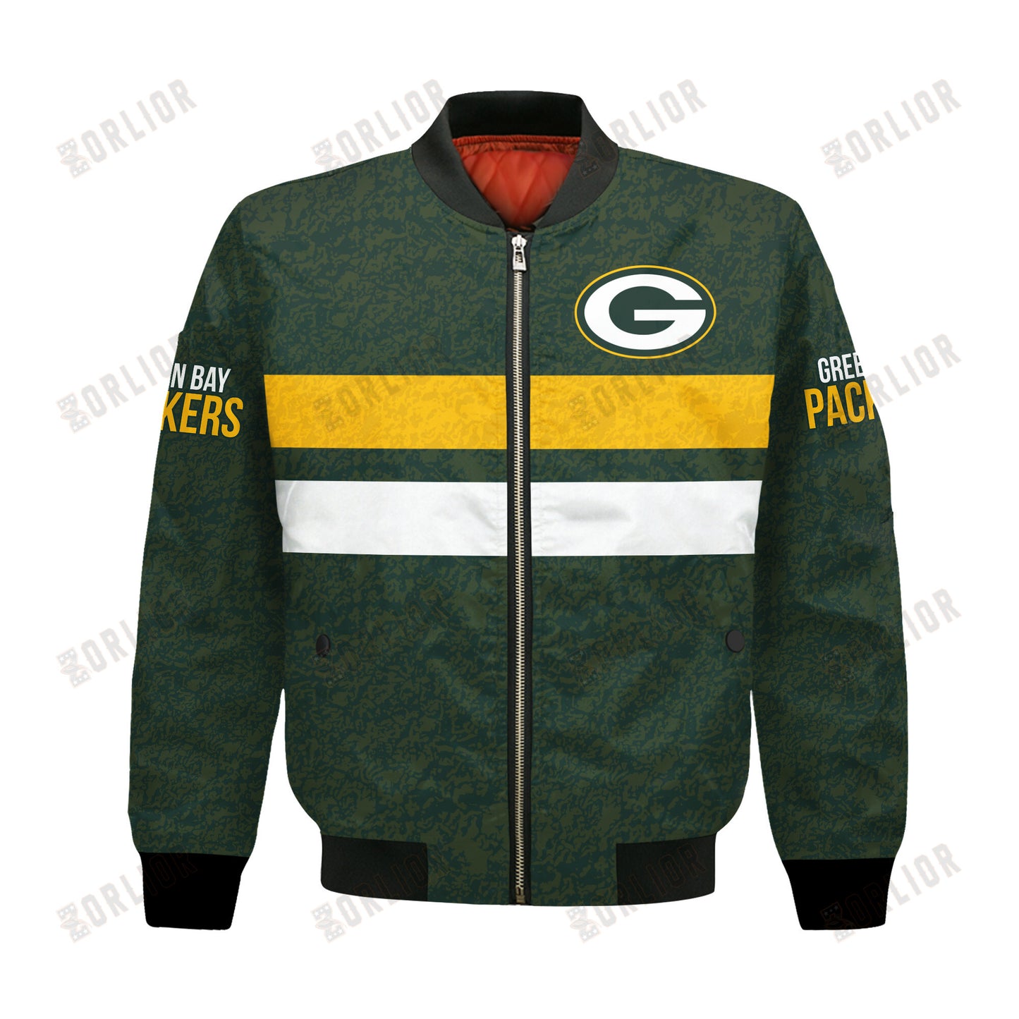 Green Bay Packers Football Team 2024 -25 Super Durable Bomber Jacket